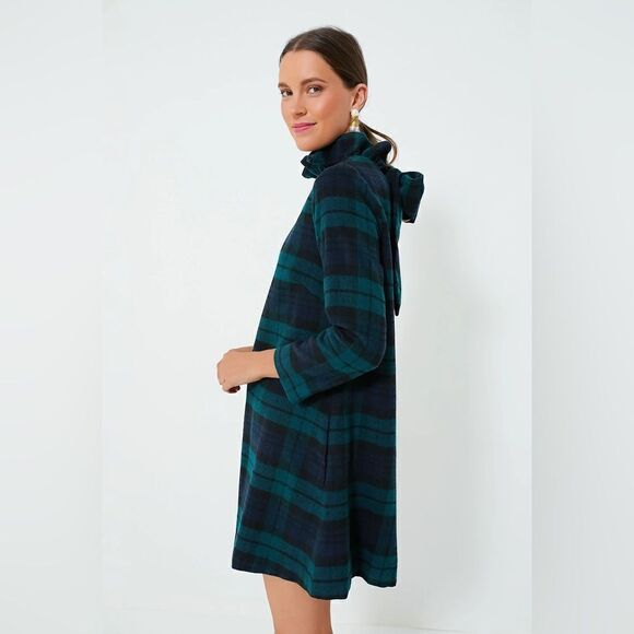 Tuckernuck Blackwatch Plaid Daphne Dress NWT - Picture 3 of 13